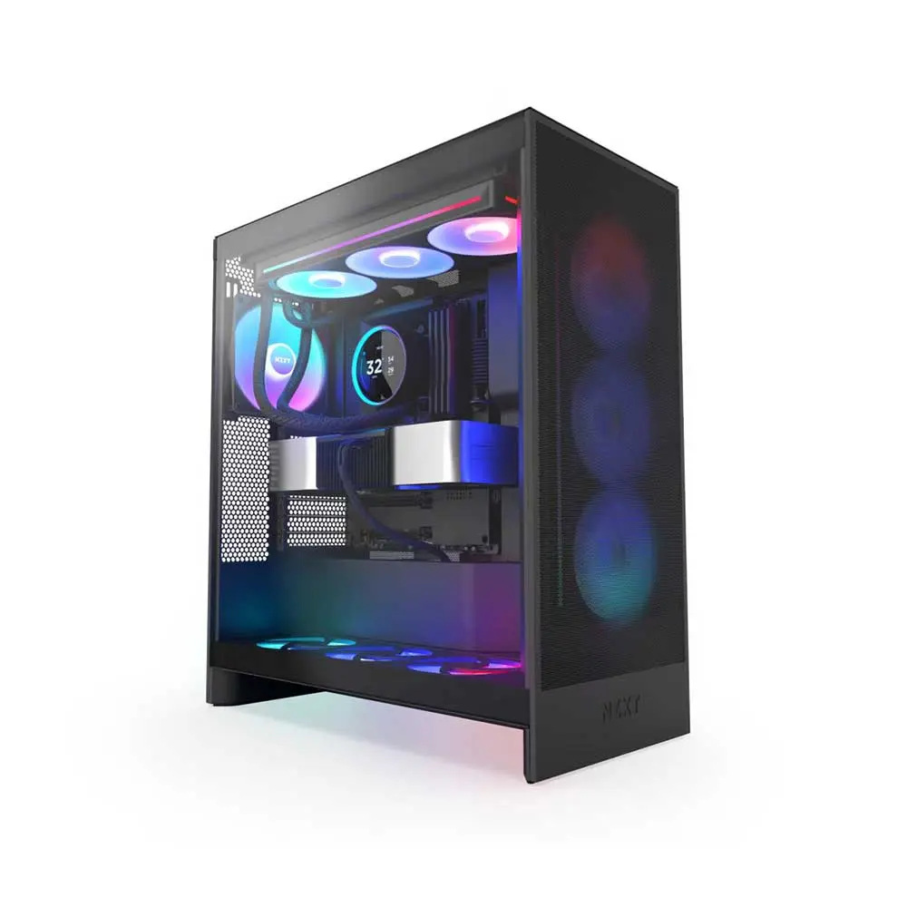 NZXT Kraken Elite 360 RGB 360mm AIO Black CPU Liquid Cooler With 2.72" IPS LCD & RGB ( RL-KR36E-B2 ) - Image 2