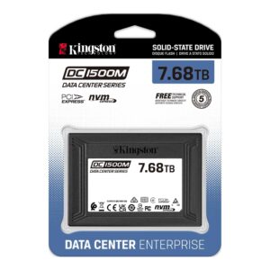 Kingston DC1500M 7.68 TB U.2 PCIe NVMe Gen 3 Enterprise SSD ( SEDC1500M/7680G )