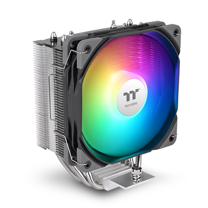 Thermaltake UX400 ARGB Sync Black CPU Air Cooler With Four Ø6Mm U-Shaped Copper Heat Pipes And A 120mm High-Airflow Fan ( CL-P142-AL12SW-A )