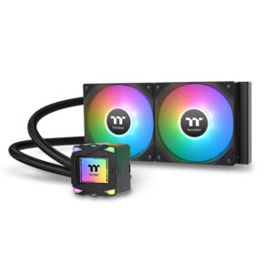 Thermaltake LA240 ARGB Sync 240mm AIO Black Cpu Liquid Cooler With Two High-Performance 120mm ARGB Fans ( CL-W457-PL12SW-A )