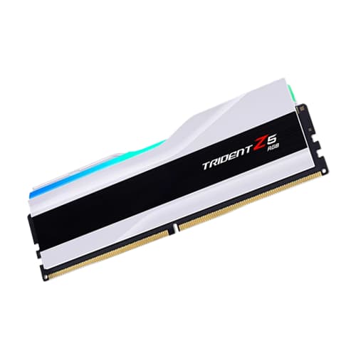 G.Skill Trident Z5 RGB 32GB (32GB x 1) DDR5 6000MHz CL36 White Desktop ...