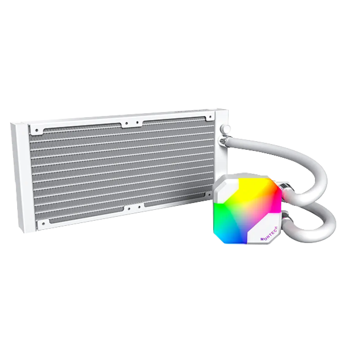 Montech HyperFlow ARGB 240 White 240mm CPU Liquid Cooler - Image 3