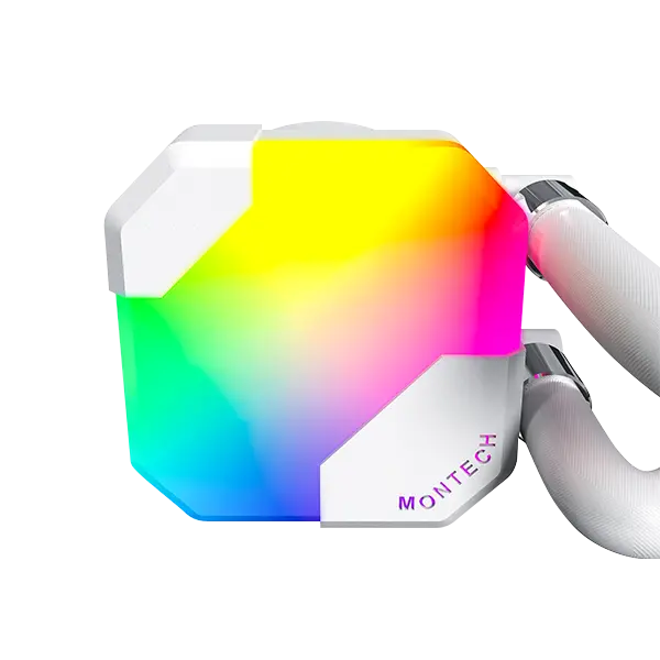 Montech HyperFlow ARGB 240 White 240mm CPU Liquid Cooler - Image 5