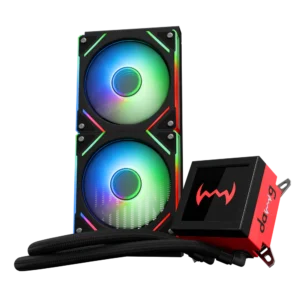 Dawg L240 AIO ARGB 240mm Black AIO Cpu Liquid Cooler With 3.4” IPS Display