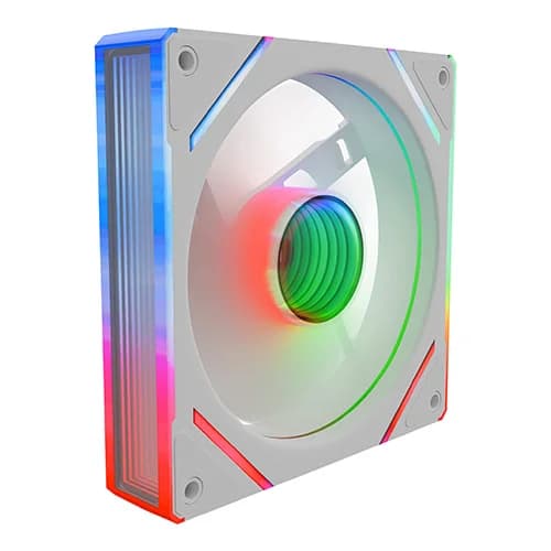 Dawg L360 AIO ARGB 360mm White CPU Liquid Cooler With 3.4" IPS Square Display - Image 5