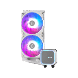 MSI MAG CORELIQUID A13 240/White 240mm AIO CPU Liquid Cooler With 3 x 120 ARGB Fans