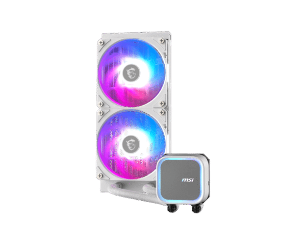 MSI MAG CORELIQUID A13 240/White 240mm AIO CPU Liquid Cooler With 3 x ...