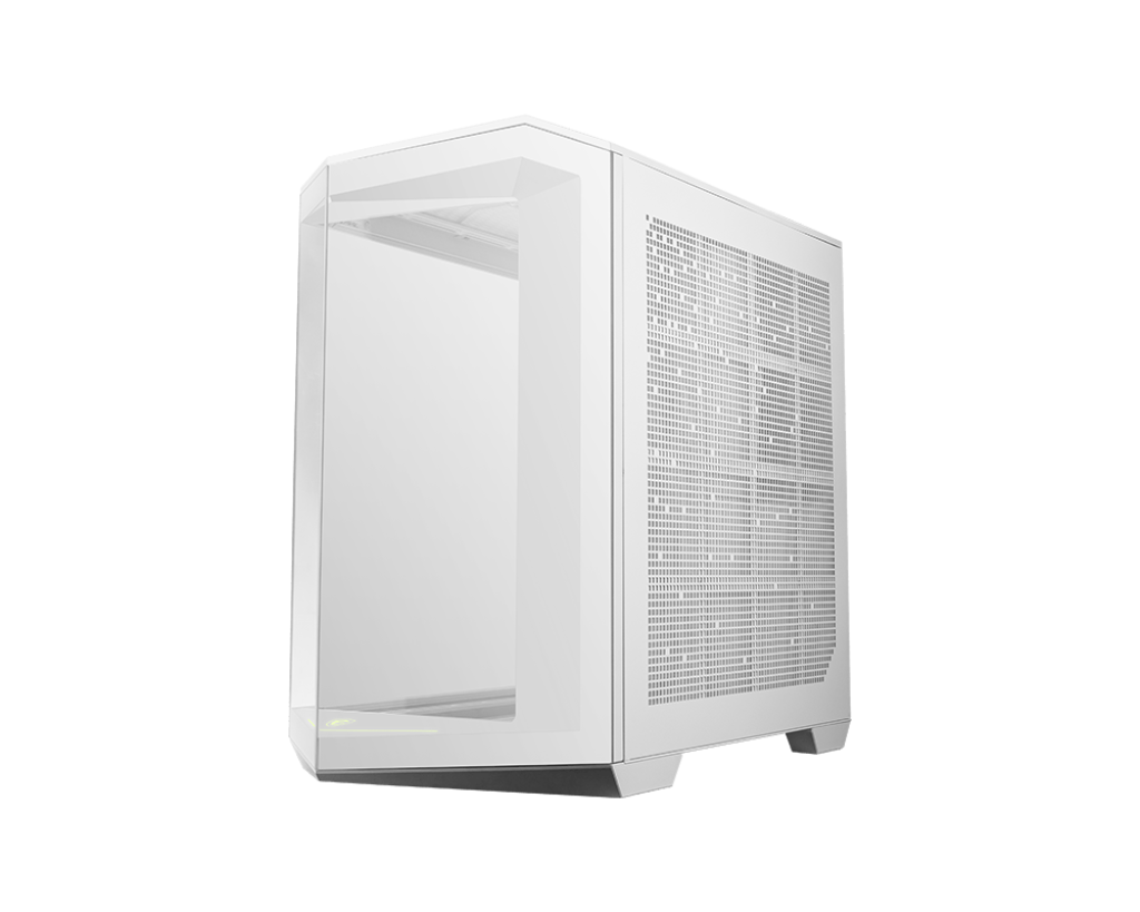 MSI MAG PANO 100R PZ WHITE ATX Mid Tower Tempered Glass Side Panel Pc Cabinet With Pre-installed ARGB Fans - Image 2