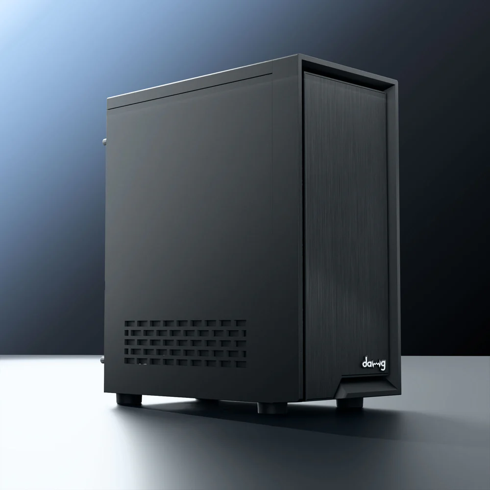Dawg V 210 Black ATX Mid Tower Cabinet With Pre-Installed Fan - Image 8