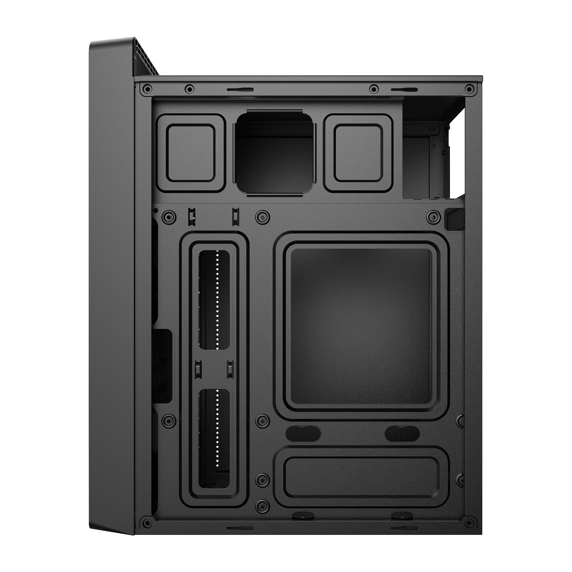 Ant Esports Si11 Black ATX Mid-Tower Cabinet With Pre-Installed Fans ( AESP0272 ) - Image 6