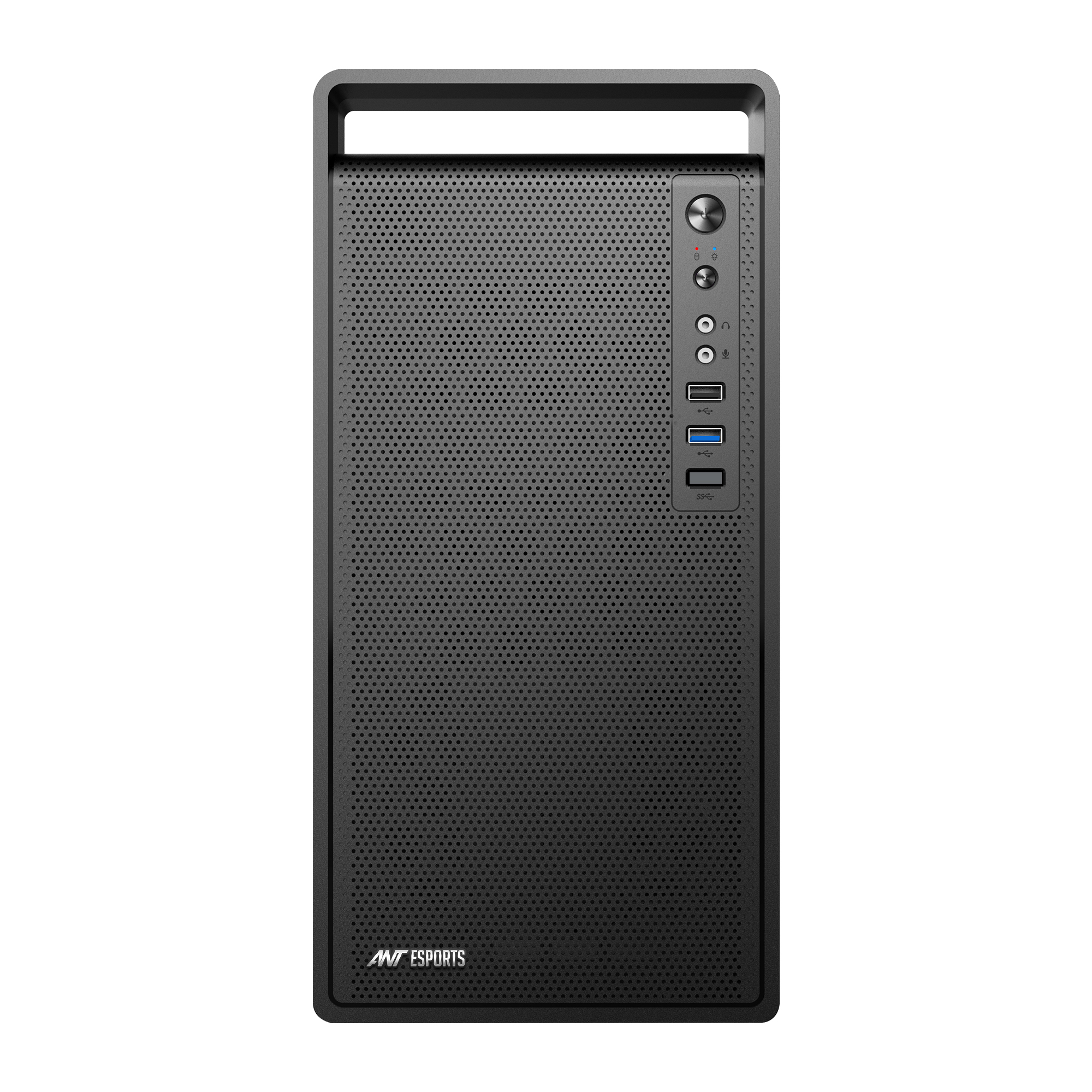Ant Esports Si11 Black ATX Mid-Tower Cabinet With Pre-Installed Fans ( AESP0272 ) - Image 2
