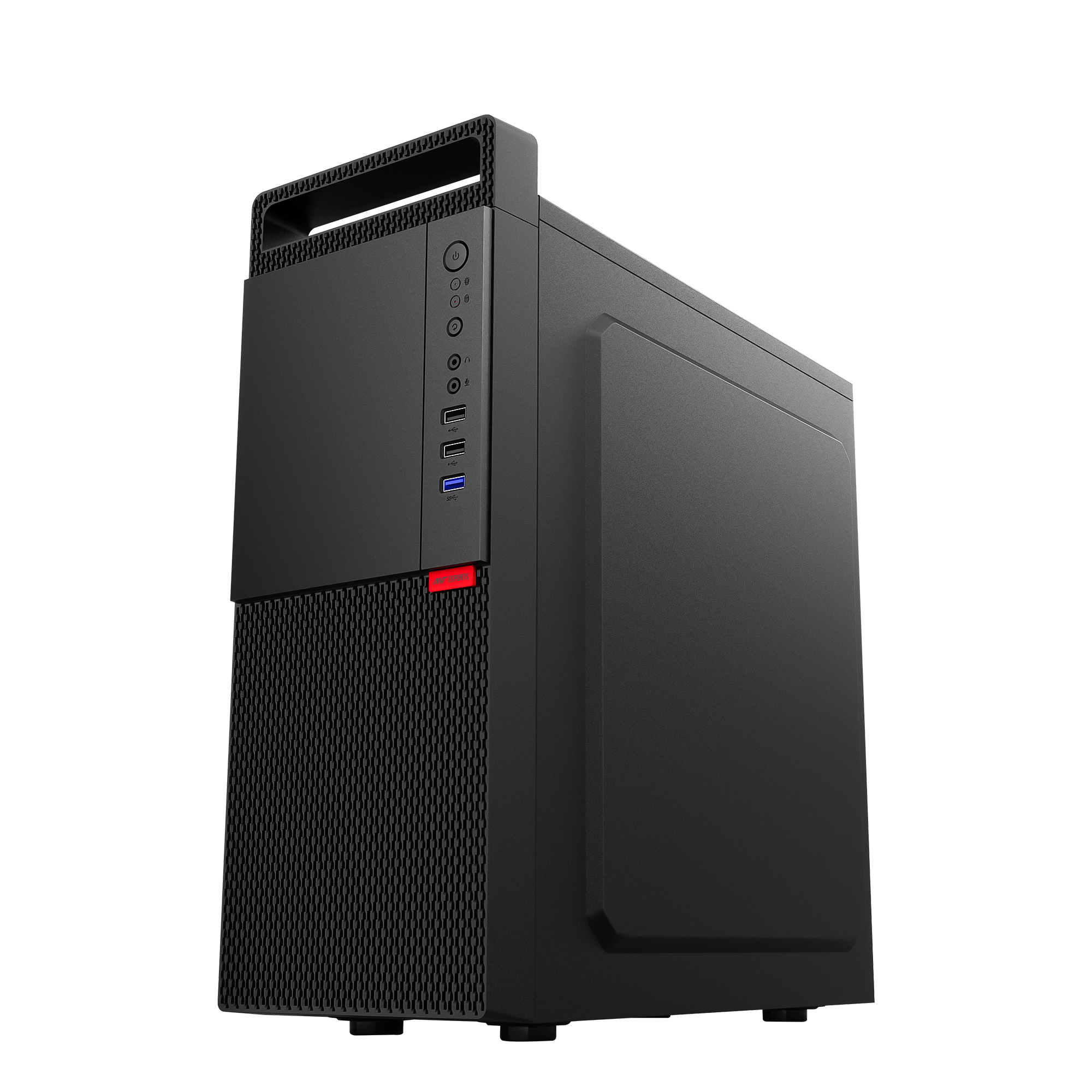 Ant Esports Si26 Black ATX Mid-Tower Cabinet With Pre-Installed Fans ( AESP0273 ) - Image 7