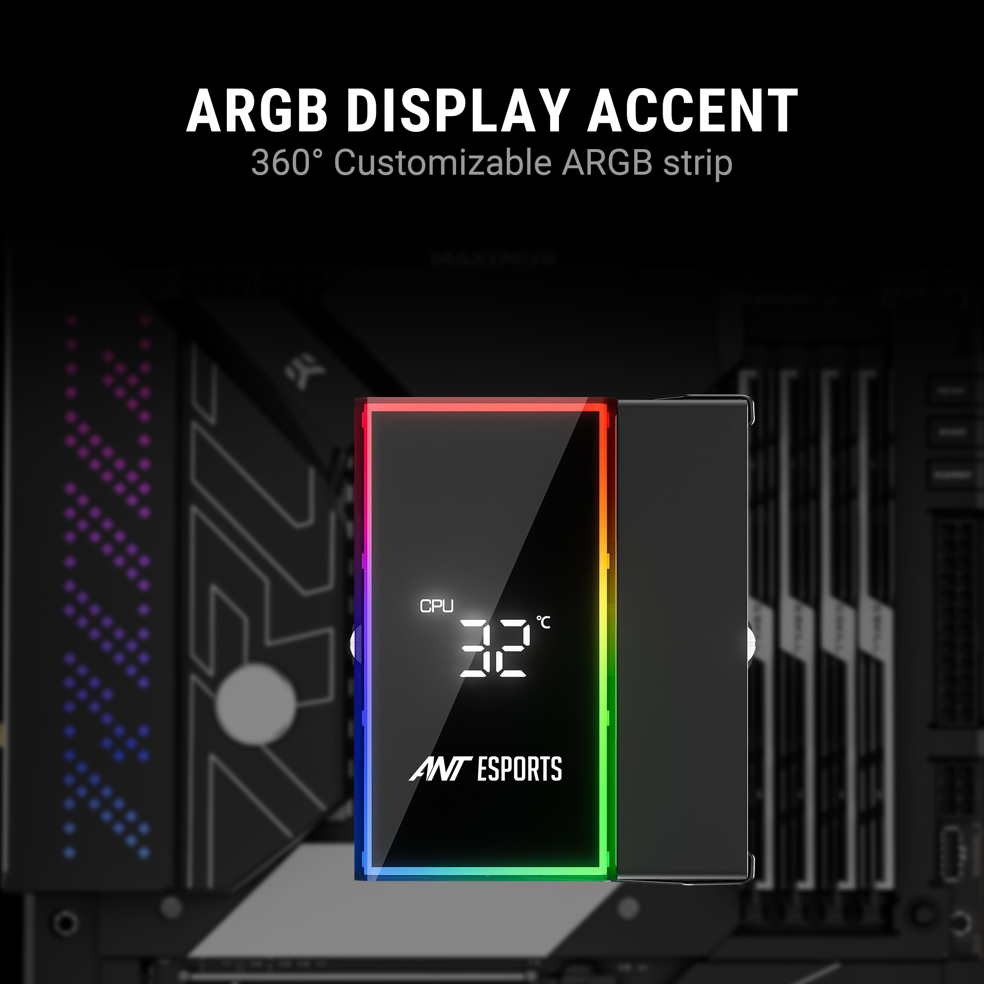 Ant Esports V4 Digital ARGB LGA1851 AM5 Black CPU Air Cooler ( AESP0380 ) - Image 12