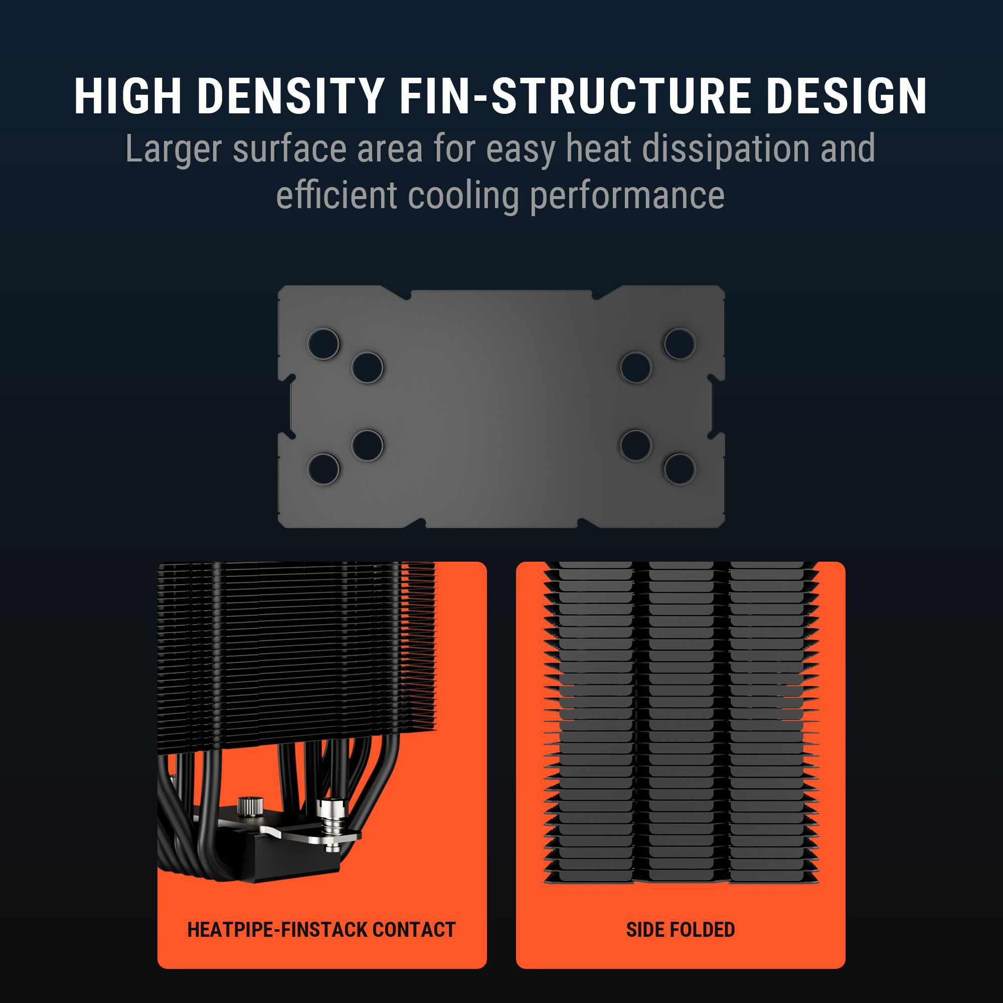 Ant Esports V4 Digital ARGB LGA1851 AM5 Black CPU Air Cooler ( AESP0380 ) - Image 7