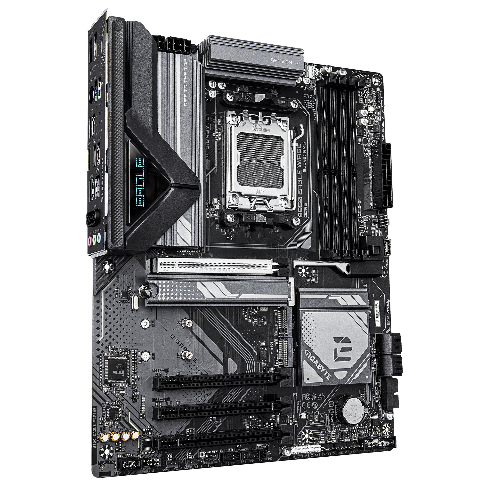 Gigabyte B850 EAGLE WIFI6E (rev. 1.x) ATX Motherboard ( AMD Socket AM5, Support AMD Ryzen 9000, 8000, 7000 Series Processors, 4 x DDR5 RAM Slots, Max 256GB RAM ) - Image 2