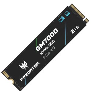 Acer Predator GM7000 2TB M.2 NVMe PCIe Gen 4.0 Internal SSD ( BL-9BWWR-106 )