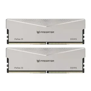 Acer Predator Pallas II 32GB (16GB x 2) DDR5 6000MHz CL36 Silver Desktop RAM ( BL-9BWWR-651 )
