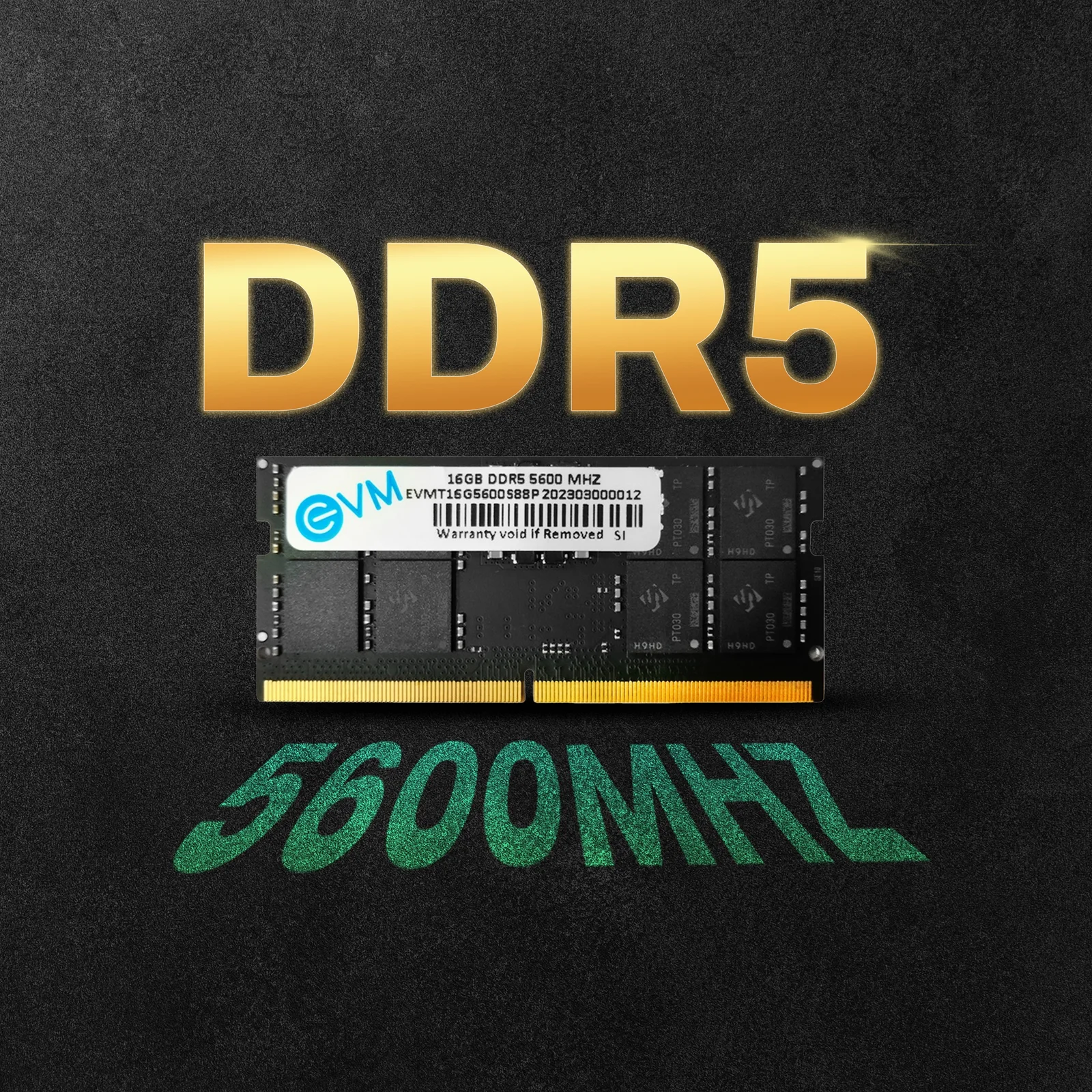EVM 16GB DDR5 5600MHz CL19 Laptop RAM ( EVMT16G5600S86P ) - Image 6