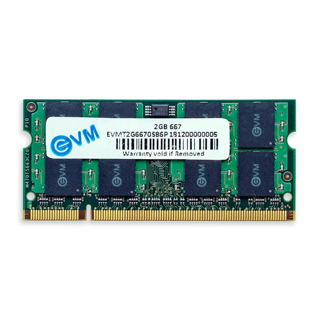 EVM 2GB DDR2 667MHz CL5 Laptop Ram ( EVMT2G6670S86P ) - Image 3