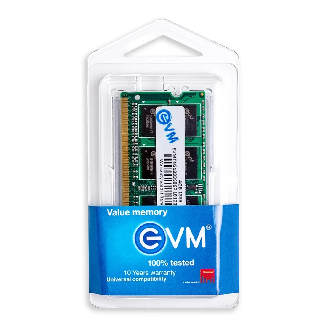 EVM 4GB DDR3 1333MHz CL11 Laptop Ram ( EVMT4G1333S86P 4GB ) - Image 2