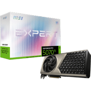 MSI GeForce RTX 5070 Ti 16G EXPERT OC 16GB GDDR7 256-Bit Gaming Graphics Card With Dual Fans ( G507T-16EC )