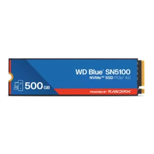 Western Digital WD Blue SN5100 500GB M.2 NVMe PCIe Gen 4.0 Internal SSD ( WDS500G5B0E )