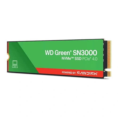 Western Digital WD Green SN3000 500GB M.2 NVMe PCIe Gen 4 Internal SSD ( WDS500G5G0E ) - Image 2