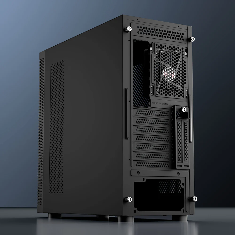 Dawg X 490 Black EATX Full Tower Cabinet With Pre-Installed Fan - Image 8