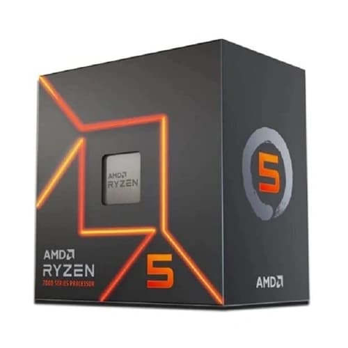 AMD Ryzen 5 7500F Ryzen 7000 Series AM5 Socket Desktop Processor 100-100000597BOX ( 6 Cores, 12 Threads, Up to 5 GHz Max. Boost Clock, 38 MB Cache ) - Image 4