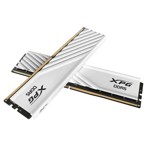 Adata XPG Lancer Blade 32GB (16GBx2) DDR5 5600MHz CL46 Dual Pack White Desktop Memory Kit ( AX5U5600C4616G-DTLABWH )