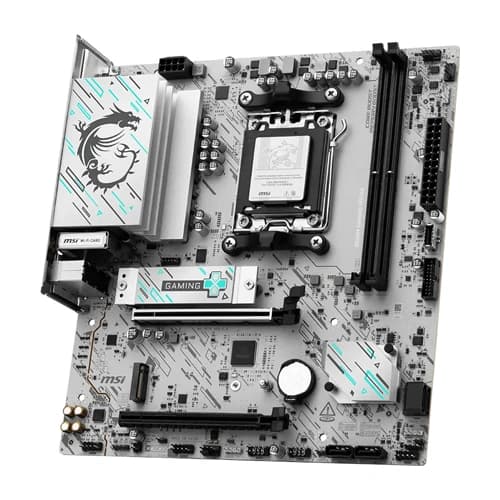 MSI B840M GAMING WIFI6E mATX Motherboard ( AMD Socket AM5, Support AMD Ryzen 9000, 8000, 7000 Series Desktop Cpu, 2x DDR5 RAM Slots, Max 128GB RAM ) - Image 2