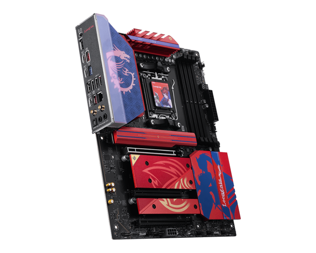 MSI B850 MLG EDITION ATX Motherboard ( AMD Socket AM5, Support AMD Ryzen 9000, 8000, 7000 Series Desktop Cpu, 4x DDR5 RAM Slots ) - Image 4