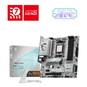 MSI B850M GAMING PLUS WIFI mATX Motherboard ( AMD Socket AM5 Supports AMD Ryzen 9000, 8000, 7000 Series Desktop Cpu, 4x DDR5 RAM Slots, Max 256GB RAM 