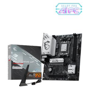 MSI B850M GAMING WIFI mATX Motherboard ( AMD Socket AM5, Supports AMD Ryzen 9000, 8000, 7000 Series Desktop Cpu, 2x DDR5 RAM Slots, Max 128GB RAM )