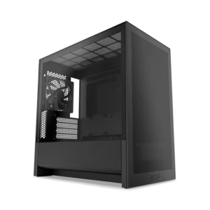 NZXT H3 Flow M-ATX Mini Tower Tinted Tempered Glass Black PC Case With Pre-installed Fan ( CC-H31FB-01 )