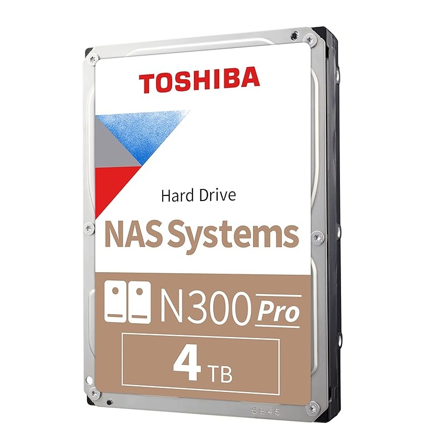 Toshiba N300 Pro 4TB 3.5-Inch SATA 6.0 Gbit/s 7200 RPM NAS