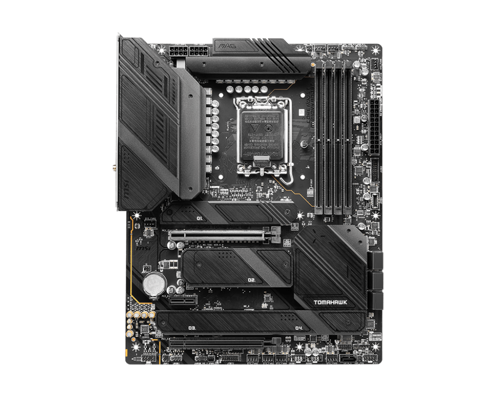 MSI MAG Z790 TOMAHAWK WIFI ATX Motherboard ( Intel LGA 1700 Socket, Support Intel Core 14th, 13th, 12th Gen Cpu, Intel Pentium Gold and Celeron Cpu, 4x DDR5 RAM Slots, Max 256GB RAM ) - Image 2