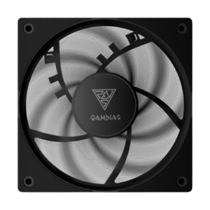 Gamdias NOTUS M1-1201 120 mm Hydraulic Bearing 4Pin PWM Connector Black Cabinet Fan ( NOTUS-M1-1201 )