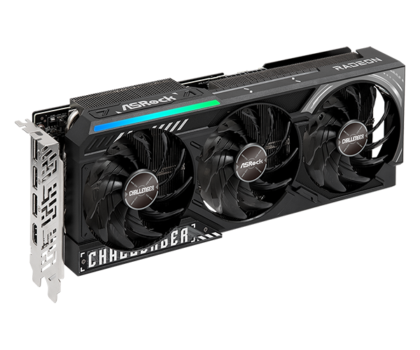 ASRock AMD Radeon RX 9070 XT Challenger 16GB 16GB GDDR6 256-Bit Graphics Card With Triple Fans ( RX9070XT CL 16G ) - Image 3