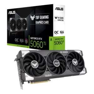 ASUS TUF Gaming GeForce RTX 5060 Ti 16GB GDDR7 OC Edition 128-bit Gaming Graphics Card With Triple Fans ( TUF-RTX5060TI-O16G-GAMING )
