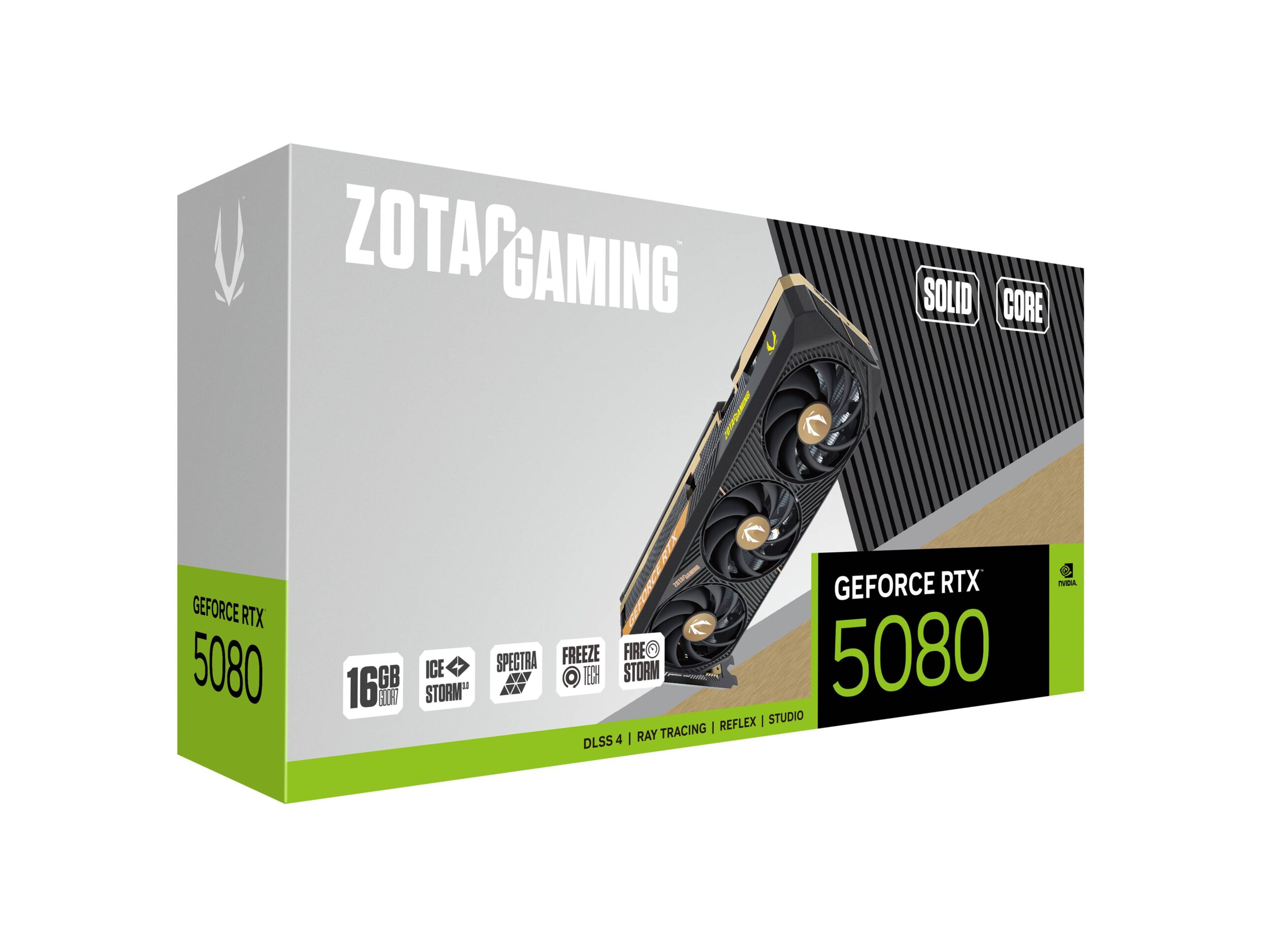 Zotac Gaming GeForce RTX 5080 Solid Core 16GB GDDR7 256-bit Gaming Graphics Card With Triple Fans ( ZT-B50800D2-10P ) - Image 9