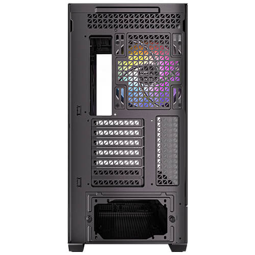 Antec C7 ARGB Black E-ATX Mid Tower 270° View Tempered Glass Side Panel Pc Cabinet With Pre-Installed ARGB PWM Fans - Image 3