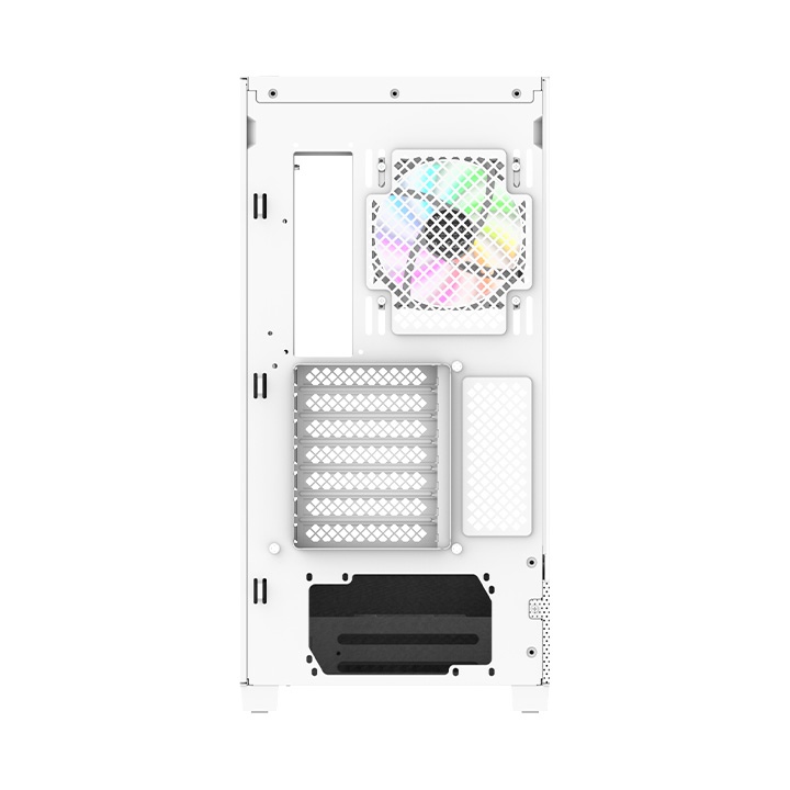 Thermaltake View 290 TG ARGB Snow White ATX Mid Tower 4mm Curved TG Front Panel Pc Cabinet With Pre-Installed ARGB Fans ( CA-11G-00M6WN-00 ) - Image 5