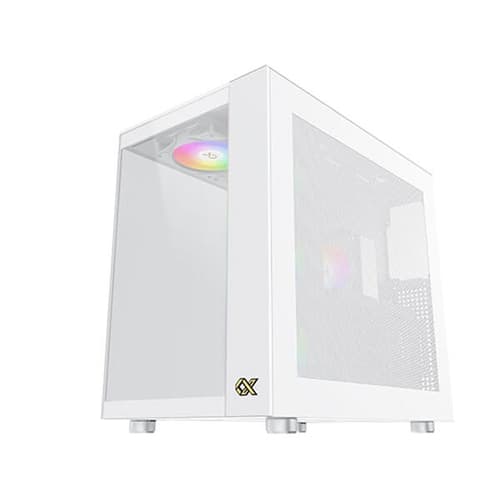 Xigmatek AQUA Ultra Arctic White E-ATX Mid Tower Crystal Clear 3 Tempered Glass Design ARGB Pc Cabinet - Image 8