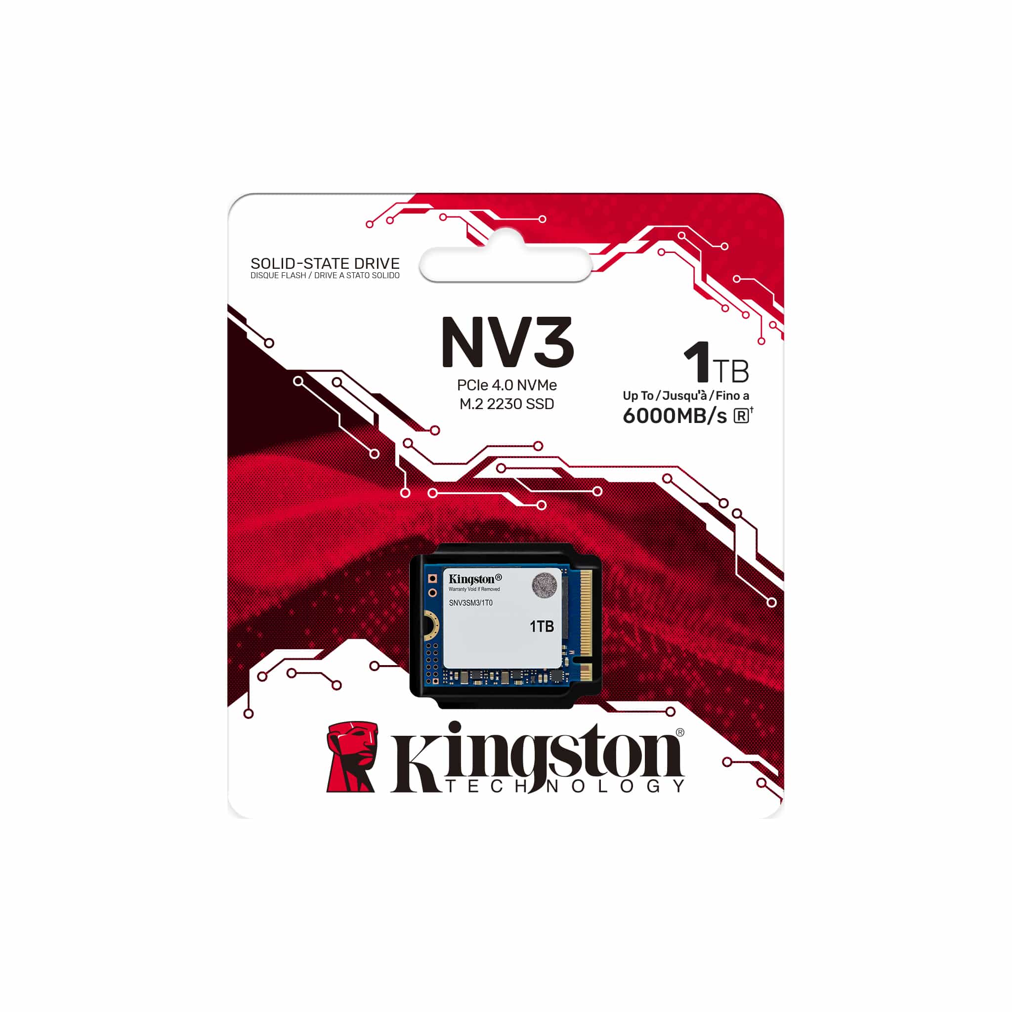 Kingston NV3 1TB NVMe M.2 2230 NV3 PCIe 4.0 Internal SSD ( SNV3SM3/1T0 ) - Image 3
