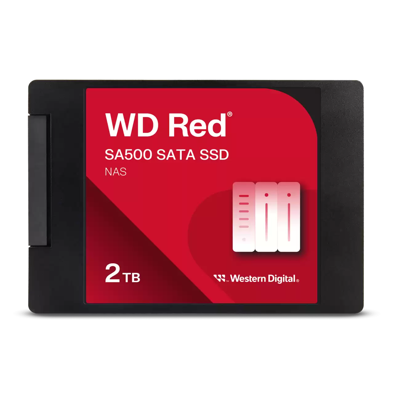 Western Digital WD Red SA500 NAS 2TB 2.5-Inch SATA 7mm Cased Internal SSD For NAS System ( WDS200T2R0A-68CKB0 ) - Image 2