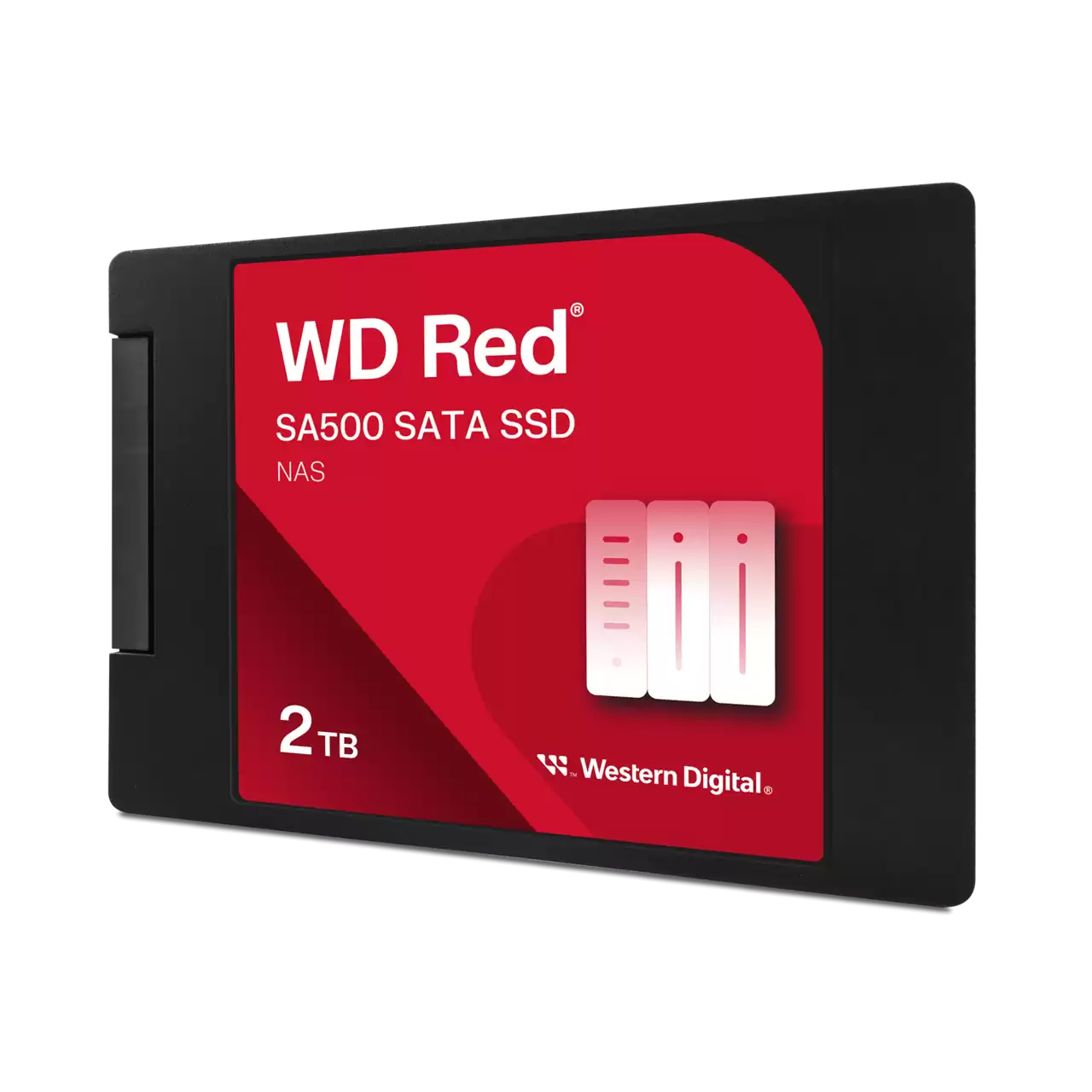 Western Digital WD Red SA500 NAS 2TB 2.5-Inch SATA 7mm Cased Internal SSD For NAS System ( WDS200T2R0A-68CKB0 )