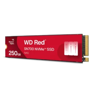 Western Digital WD Red SN700 250GB M.2 2280 S3-M NVMe PCIe Gen3 x4 Internal SSD For NAS System ( WDS250G1R0C-68BDK0 )