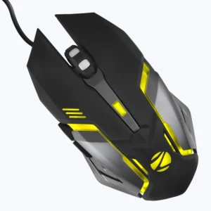 Zebronics Zeb Transformer M Wired Gold Plated USB 3200DPI Compact & Ergonomic Design Multi Color LED Optical Black Premium Gaming Mouse