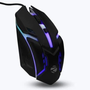 Zebronics Zeb UZI Wired USB Rainbow LED Light Optical Premium Gaming Mouse